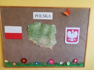 Dekoracja tablicy „Polska”